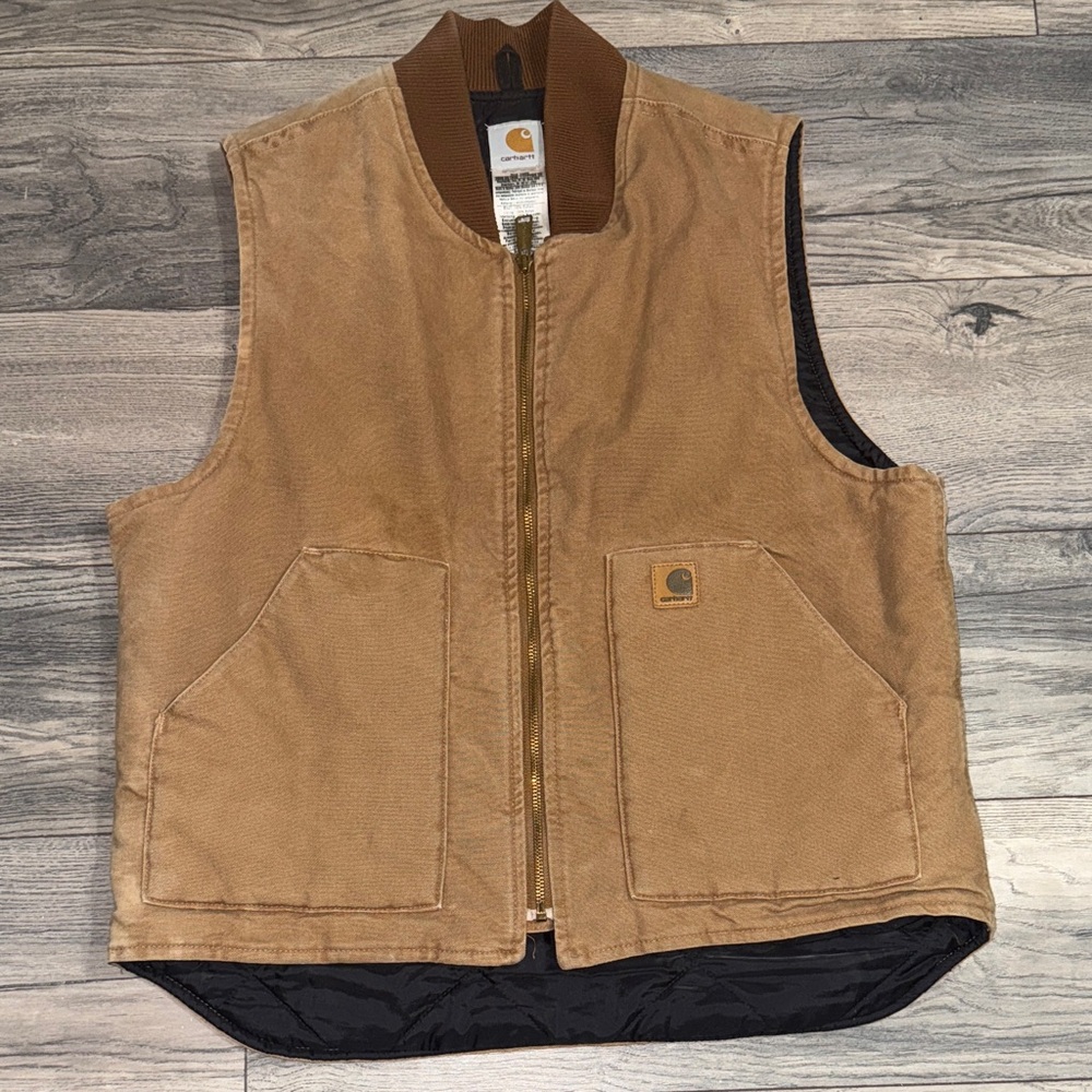 Carhartt Men's Brown Work Vest
